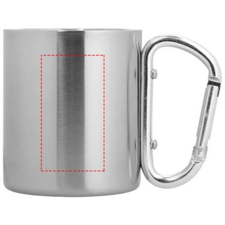 Taza isotérmica de 200 ml con mosquetón Personalizada 6100563