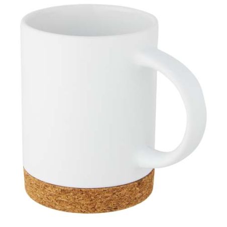 Taza de cerámica de 425 ml con base de corcho Personalizada 6100901