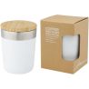 Vaso de 330 ml de acero inoxidable con aislamiento al vacío de cobre y tapa de bambú Personalizado 6100670 - Imagen 1
