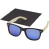 Gafas de sol polarizadas con cristal de espejo de PET reciclado/bambú en caja de regalo Personalizada 6127001 - Imagen 3