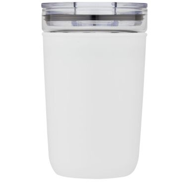 Vaso de vidrio de 420 ml con pared exterior de...