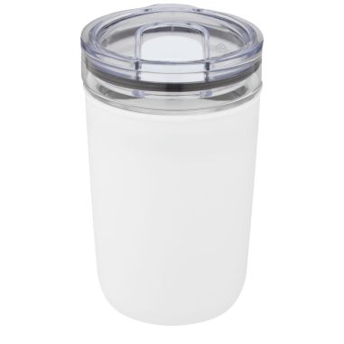 Vaso de vidrio de 420 ml con pared exterior de...
