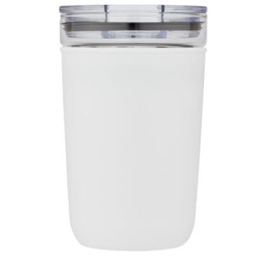 Vaso de vidrio de 420 ml con pared exterior de...
