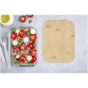 Fiambrera de 1000 ml en vidrio con tapa de bambú Personalizada 6113276 - Imagen 4