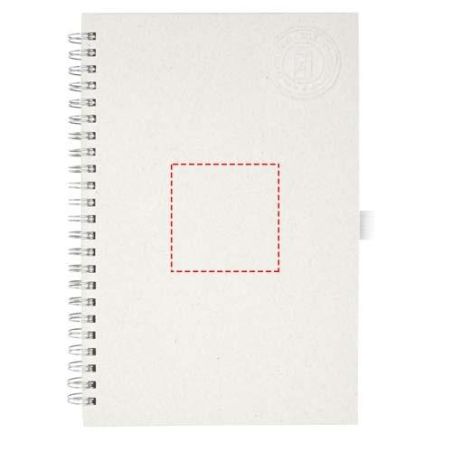 Libreta A5 con espiral fabricada a partir de cartones de leche recilados Personalizada 6107783