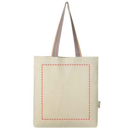 Bolsa Tote de algodón reciclado de 180 g/m² de 5 l Personalizada 6120642