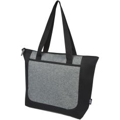 Bolsa Tote reciclada GRS en dos tonos con cremallera de...