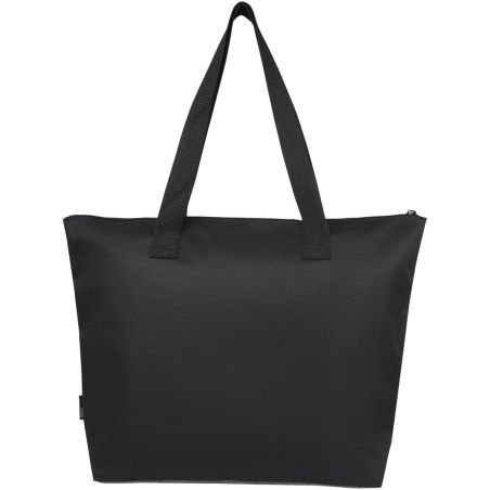 Bolsa Tote reciclada GRS en dos tonos con cremallera de 15 L Personalizada 6120657
