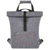 Bolsa para bicicleta enrollable de fieltro reciclado GRS de 13 L Personalizada 6120663 - Imagen 7