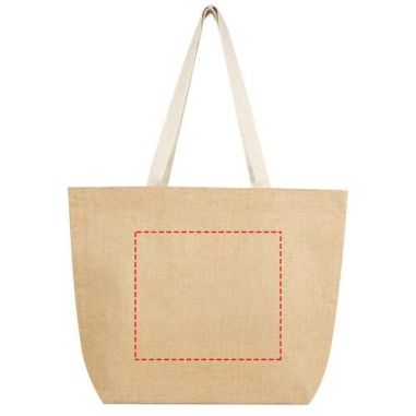 Bolsa Tote de yute de 300 g/m² de 12L...