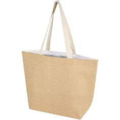 Bolsa Tote isotérmica de yute de 300 g/m² de 12 L...