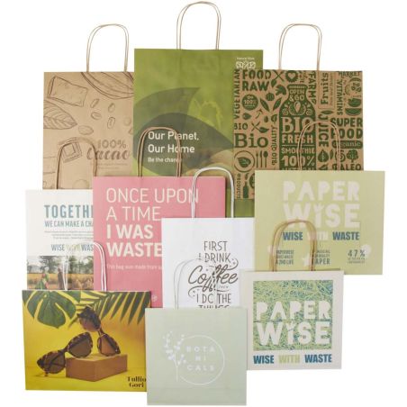 Kit de muestras de bolsas de residuos agrícolas y de papel kraft Personalizada 61PW003