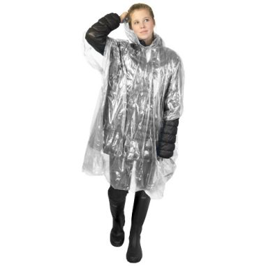 Poncho de lluvia desechable de material...