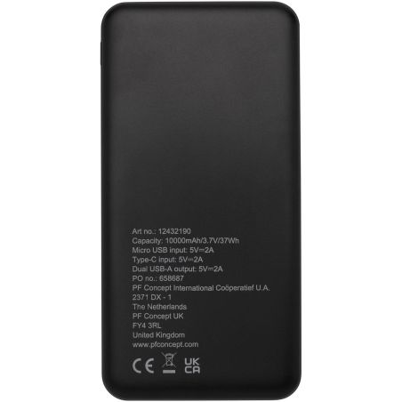 Batería externa de plástico reciclado de 10 000 mAh Personalizada 6124321