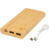Batería externa de 10,000 mAh de bambú Personalizada 6124323 - Imagen 5