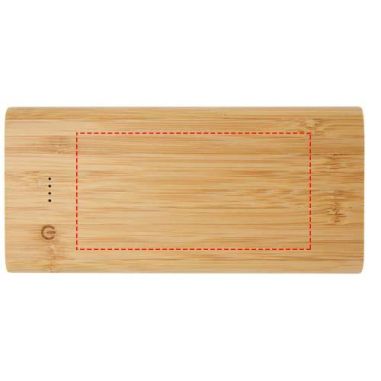 Batería externa de 10,000 mAh de bambú...