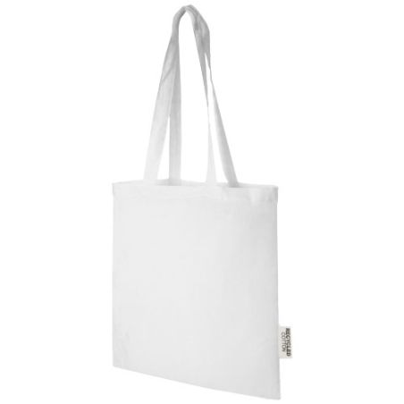Bolsa Tote de algodón reciclado GRS de 140 g/m2 de 7 L Personalizada 6120695