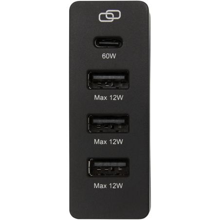 Estación de carga PD de plástico reciclado de 72 W Personalizada 6124330