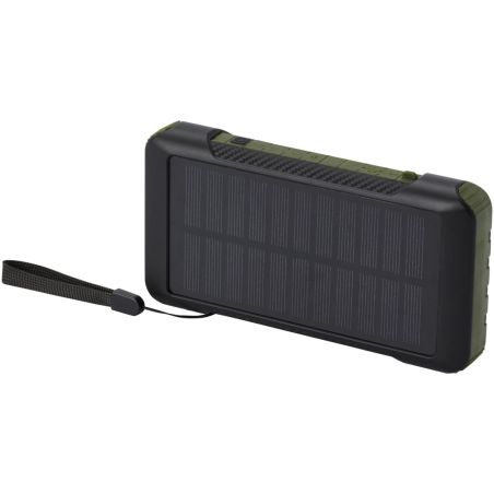 Batería externa de dinamo solar en plástico reciclado de 10 000 mAh con certificación RCS Personalizada 6124346