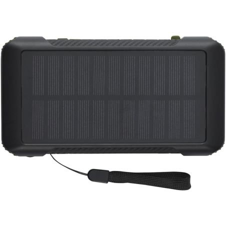 Batería externa de dinamo solar en plástico reciclado de 10 000 mAh con certificación RCS Personalizada 6124346