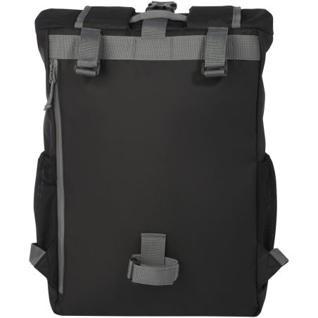 Bolsa enrollable para bicicleta resistente al agua de material reciclado GRS de 15Aqua" Personalizada 6130050