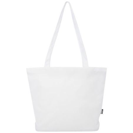 Bolsa Tote con cremallera de material reciclado GRS de 20 l Personalizada 6130052