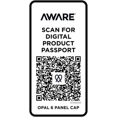 Gorra de material reciclado de seis paneles...