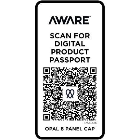 Gorra de material reciclado de seis paneles Aware™ Personalizada 637542