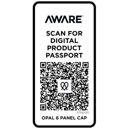 Gorra de material reciclado de seis paneles Aware™ Personalizada 637542