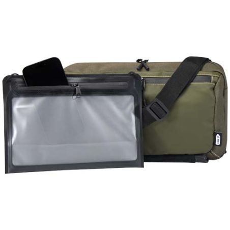 Bolsa bandolera modular de material reciclado GRS Personalizada 6120715