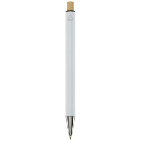 Bolígrafo de aluminio reciclado (tinta azul) Personalizado 6107874