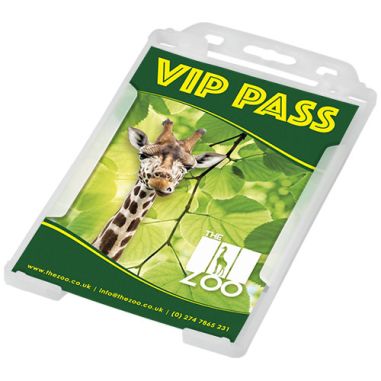 Tarjetero de plástico reciclado Personalizado...