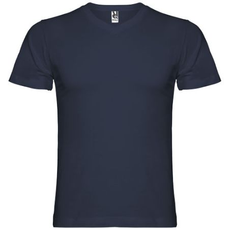 Camiseta de cuello de pico de manga corta para hombre Personalizada 6R6503
