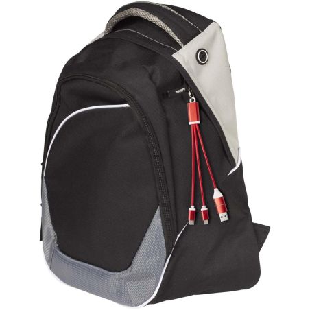 Cable de carga 4 en 1 de aluminio reciclado con llavero Personalizado 6124382