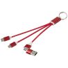 Cable de carga 4 en 1 de aluminio reciclado con llavero Personalizado 6124382 - Imagen 11