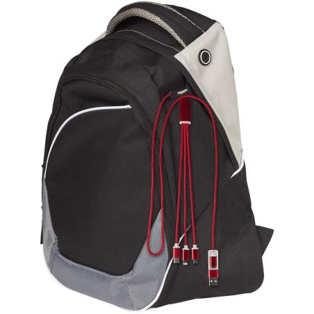 Cable de carga 5 en 1 de aluminio reciclado Personalizada 6124386