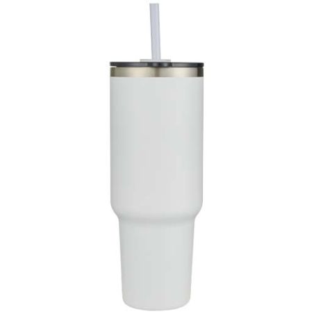 Vaso de cobre de 1200 ml con doble pared, pajita, aislamiento y certificado RCS Personalizado 6100802