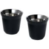 Juego de tazas para espresso de acero inoxidable de 80 ml con certificado RCS Personalizada 6100804 - Imagen 14