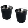 Juego de tazas para espresso de acero inoxidable de 80 ml con certificado RCS Personalizada 6100804 - Imagen 15