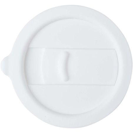 Vaso de cerámica de 330 ml con agarradero de silicona y tapa de plástico Personalizado 6100808