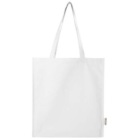 Bolsa Tote algodón reciclado 100% GRS con refuerzos de 270 g/m² 14L Personalizada 6120737