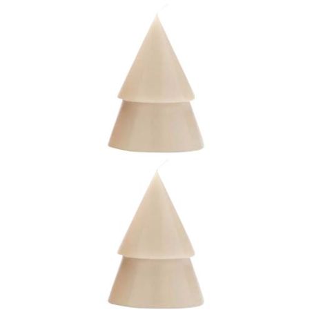 Originalhome Set de 2 velas árbol de Navidad - M Personalizada 6126324
