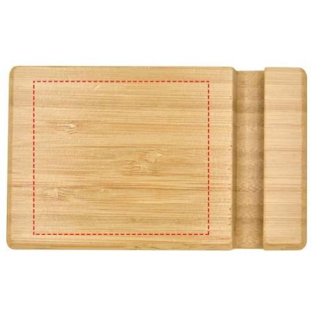 Soporte de bambú de 2 ángulos para tableta y teléfono Personalizado 6104603