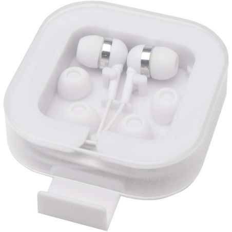 Auriculares tipo C con cable y caja de plástico reciclado Personalizada 6124437