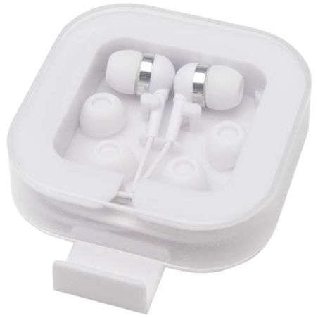 Auriculares tipo C con cable y caja de plástico reciclado Personalizada 6124437