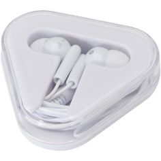 Auriculares con caja de plástico reciclado Personalizada...