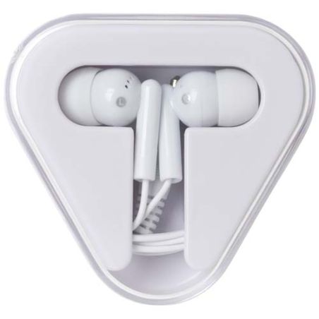 Auriculares con caja de plástico reciclado Personalizada 6124439
