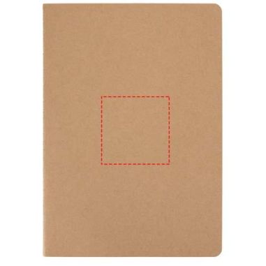 Libreta kraft A5 con páginas rayadas...