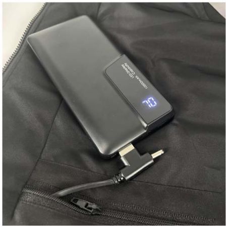 Chaleco calentador con batería externa Personalizado 62PX13