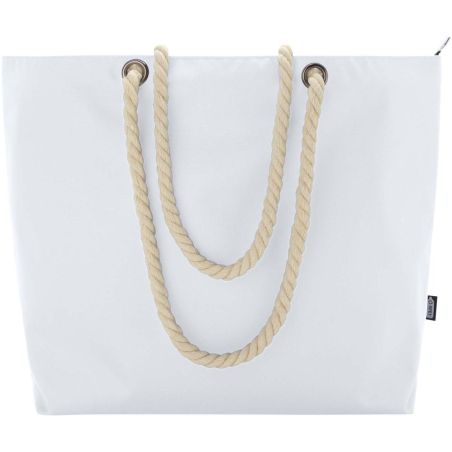 Bolsa de playa refrigeradora de material reciclado GRS con asas de cuerda 23L Personalizada 6130079